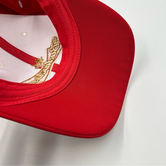 Budweiser Racing Kevin Harvick #4 Strapback Hat Chase Authentics Cap NASCAR Red - Picture 7 of 8